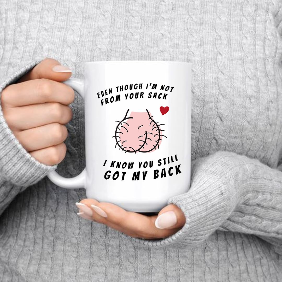 Not Your Sack Coffee Mug - Funny Gift For Step Dad - Best Father's Day Gifts for Husband - Cool Presents For Step Dad - Birthday Gift For Father