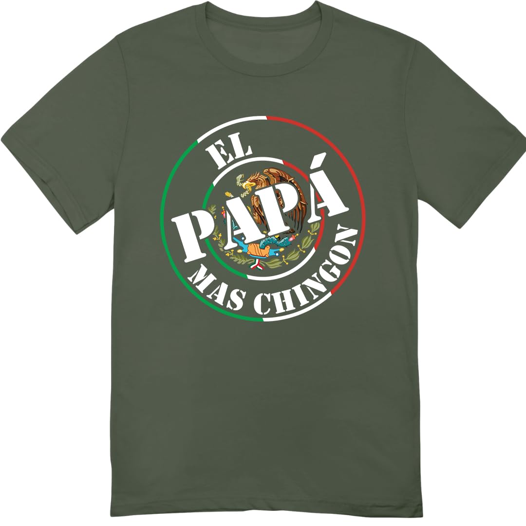 El Papa Mas Chingon Mexican Pride T-Shirt, Multiple Colors Available, Gift for Papa, Funny Shirt