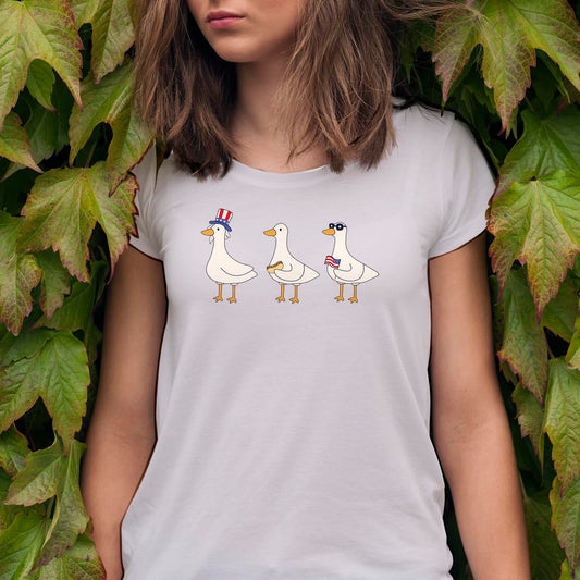 Silly Goose T-Shirt for 4th of July - Independence Day Shirt - Funny Shirt for Fourth of July