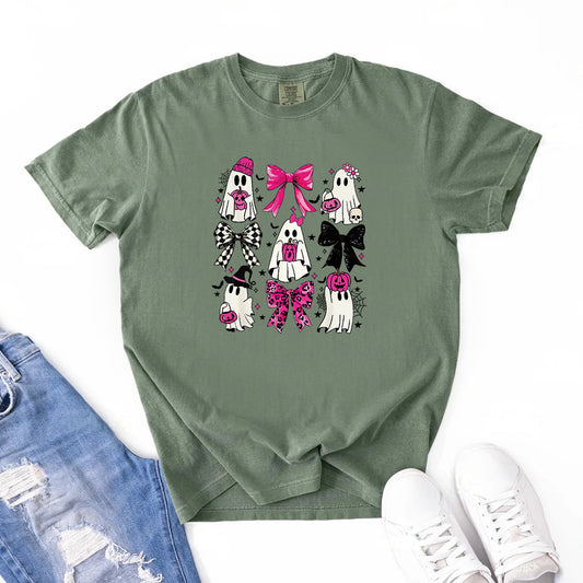 Spooky Season Women's Graphic Tees – Cute Ghost Halloween Shirts