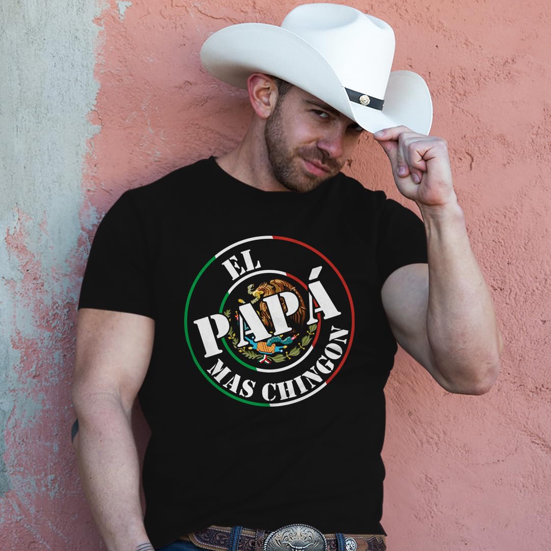 El Papa Mas Chingon Mexican Pride T-Shirt, Multiple Colors Available, Gift for Papa, Funny Shirt