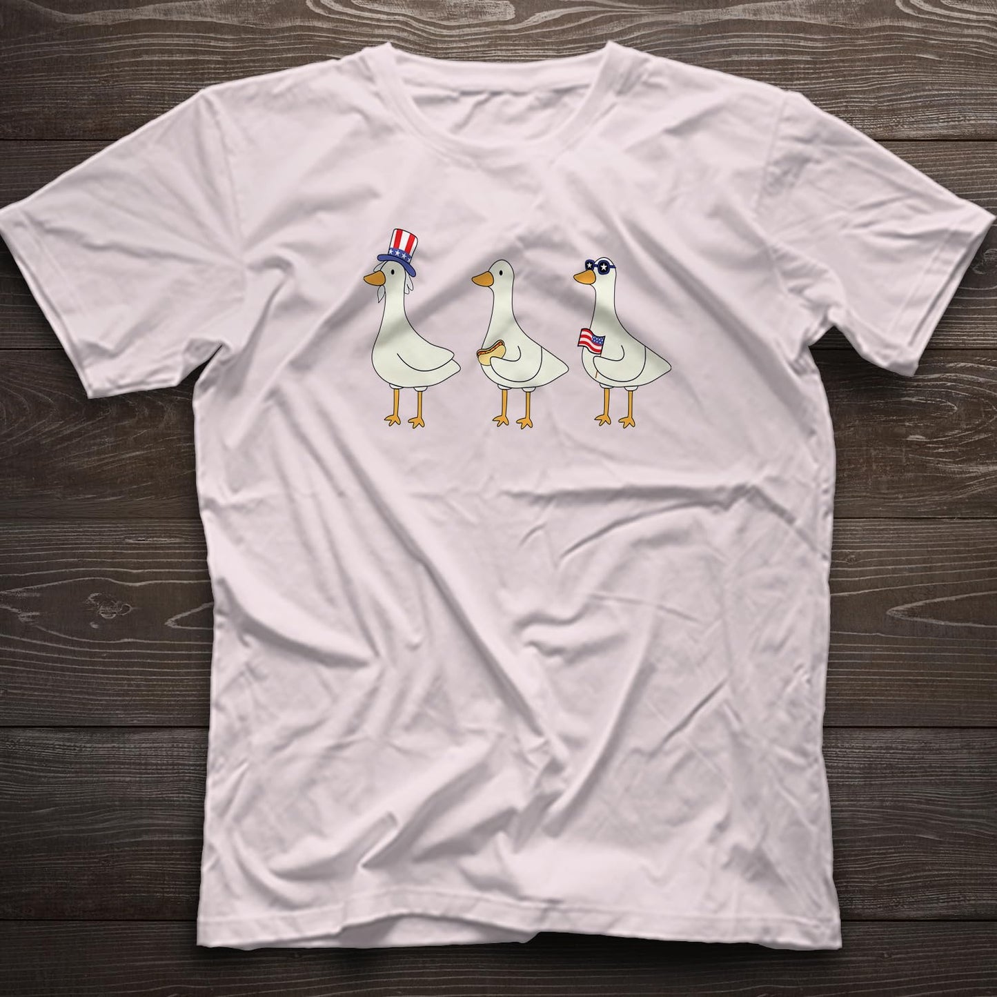 Silly Goose T-Shirt for 4th of July - Independence Day Shirt - Funny Shirt for Fourth of July