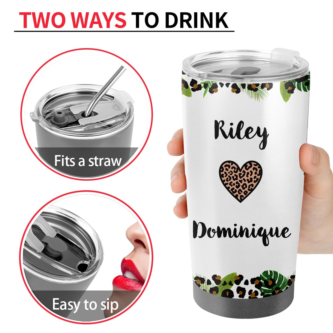 Personalized To My Bestie Gifts for Women Best Friend 20oz Tumbler - Best Friend Birthday Gifts for Besties - Friendships Gift for Female Tumbler Travel Coffee Cup