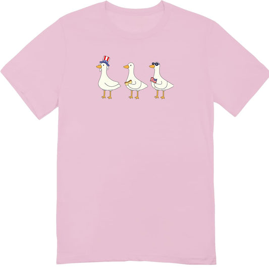 Silly Goose T-Shirt for 4th of July - Independence Day Shirt - Funny Shirt for Fourth of July