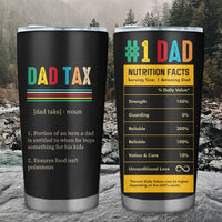 Vintage Dad Tax 20oz Tumbler - Funny Daddy Coffee Mug - Birthday Gifts for Men - Father's Day Gift For Husband