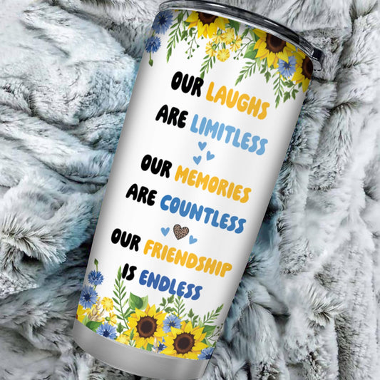 Best Friend 20oz Tumbler - Bestie Cups Birthday Gifts - Friends Coffee Mugs for Women - Gift for Your Best Friend Birthday Christmas
