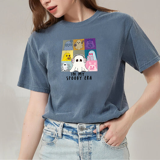Spooky Season Women's Graphic Tees – Cute Ghost Halloween Shirts