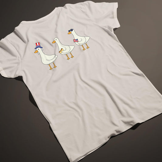 Silly Goose T-Shirt for 4th of July - Independence Day Shirt - Funny Shirt for Fourth of July