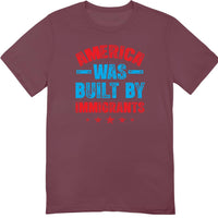 America was Built by Immigrants T-Shirt - Support Immigrants Shirt - No Kings Tee - Social Justice Human Rights