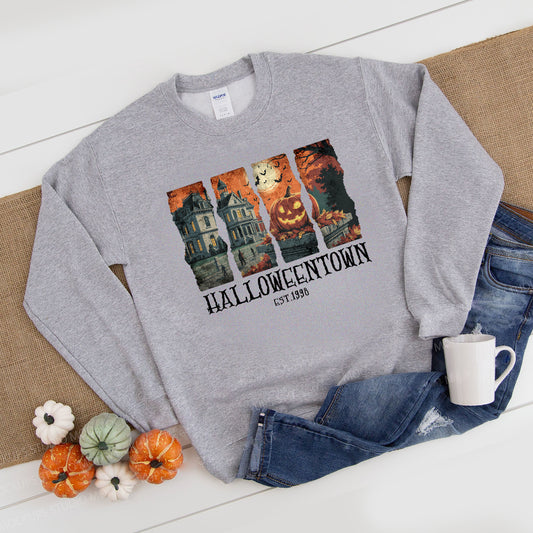 Halloweentown Sweatshirt – Vintage Halloween Crewneck Pullover