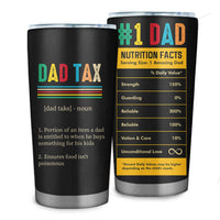 Vintage Dad Tax 20oz Tumbler - Funny Daddy Coffee Mug - Birthday Gifts for Men - Father's Day Gift For Husband