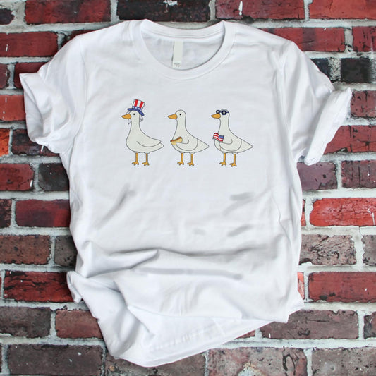 Silly Goose T-Shirt for 4th of July - Independence Day Shirt - Funny Shirt for Fourth of July