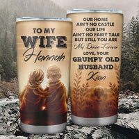 Personalized To My Wife 20 oz Tumbler - Tumbler for Women with Name - Christmas Gifts for Wife Anniversary Birthday Gift For Her - Valentines day gifts