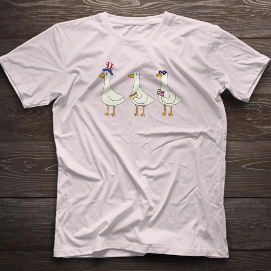 Silly Goose T-Shirt for 4th of July - Independence Day Shirt - Funny Shirt for Fourth of July