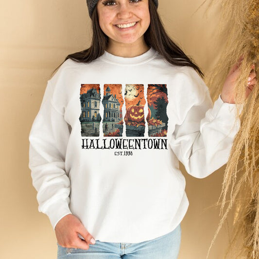 Halloweentown Sweatshirt – Vintage Halloween Crewneck Pullover