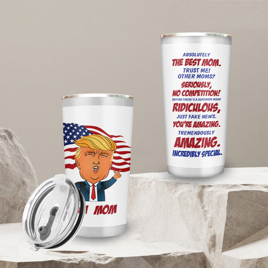 <u>Best Mom Tumbler</u>: 20oz <u>Stainless Steel</u> Insulated <u>Mama Mug</u> - Mother's Day Gift