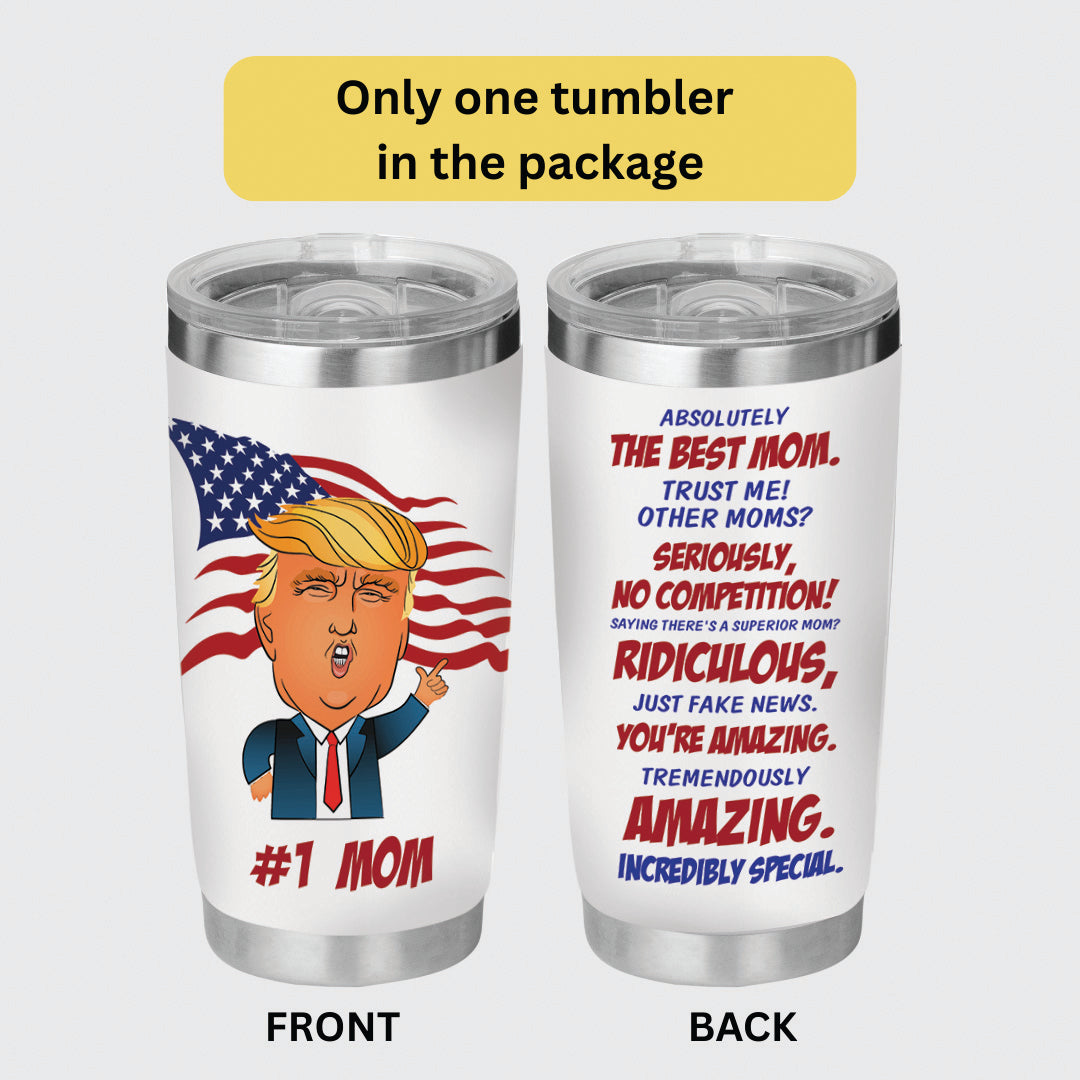 <u>Best Mom Tumbler</u>: 20oz <u>Stainless Steel</u> Insulated <u>Mama Mug</u> - Mother's Day Gift