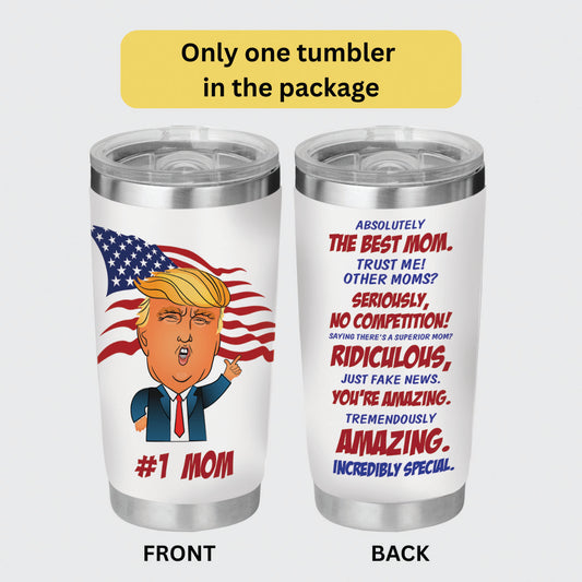 <u>Best Mom Tumbler</u>: 20oz <u>Stainless Steel</u> Insulated <u>Mama Mug</u> - Mother's Day Gift