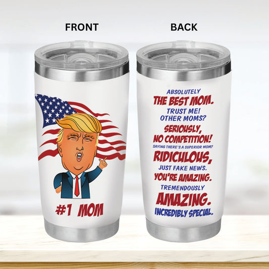 <u>Best Mom Tumbler</u>: 20oz <u>Stainless Steel</u> Insulated <u>Mama Mug</u> - Mother's Day Gift