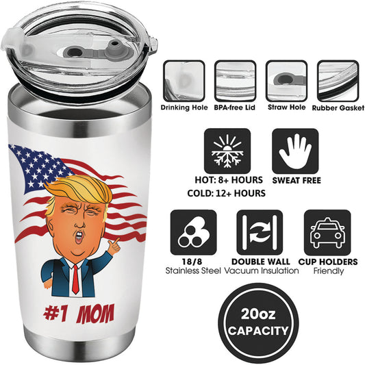 <u>Best Mom Tumbler</u>: 20oz <u>Stainless Steel</u> Insulated <u>Mama Mug</u> - Mother's Day Gift