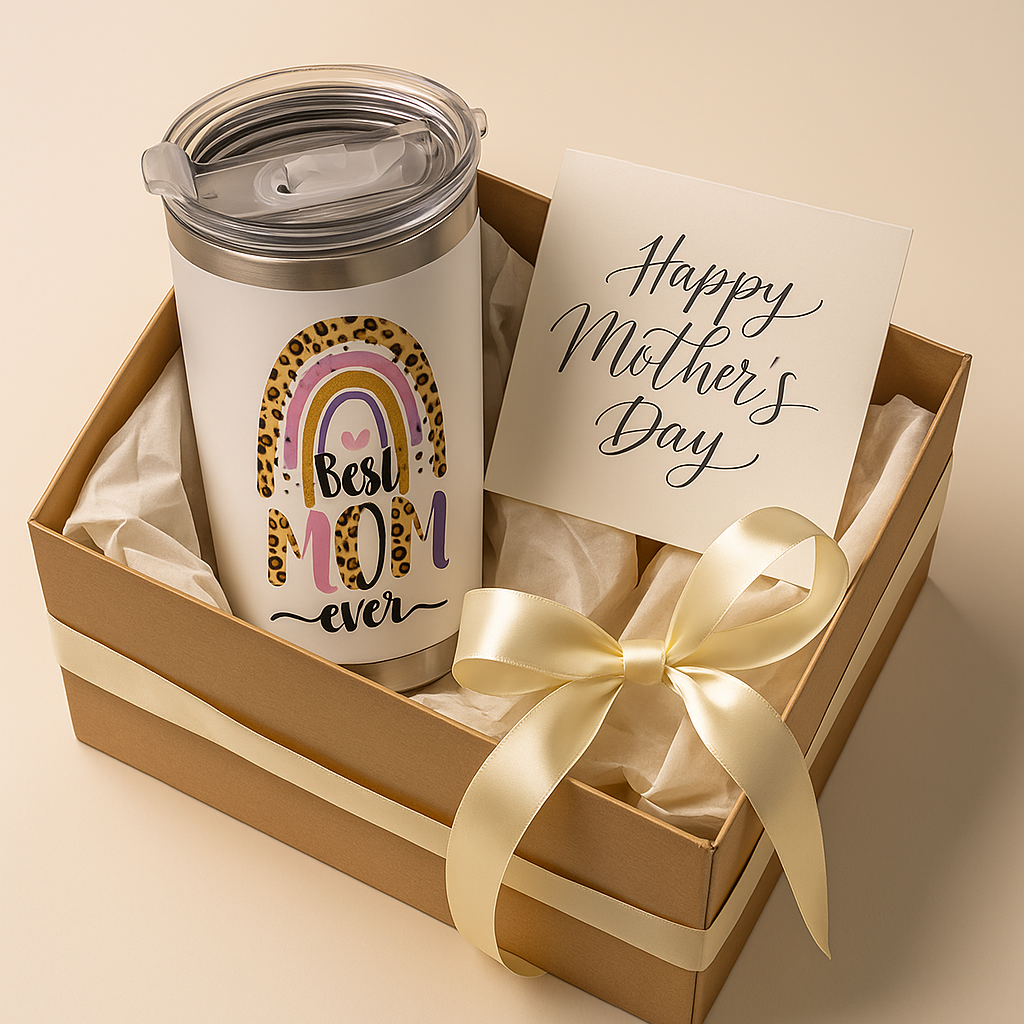 Best Mom Ever Nutrition Facts Cheetah Pattern 20 oz Tumbler - Mama Tumbler Flasks Drinkware - Mother's Day Gift from Son Daughter - Birthday Gift for Mom - Mama Gifts