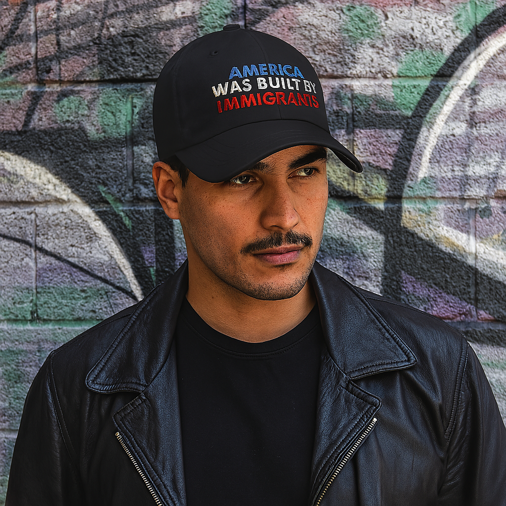 America was Built by Immigrants Classic Dad Hat - Pro Immigrants Cap - No Kings Hat