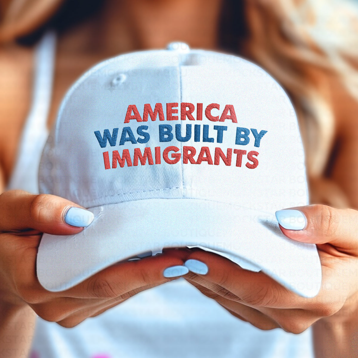 America was Built by Immigrants Classic Dad Hat - Pro Immigrants Cap - No Kings Hat