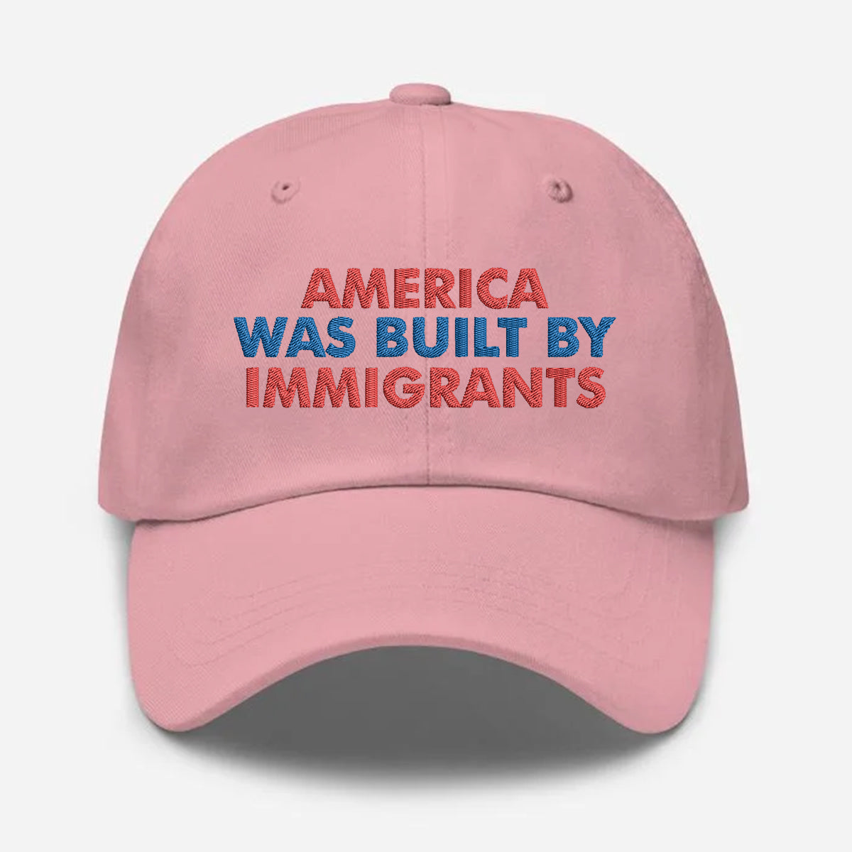 America was Built by Immigrants Classic Dad Hat - Pro Immigrants Cap - No Kings Hat