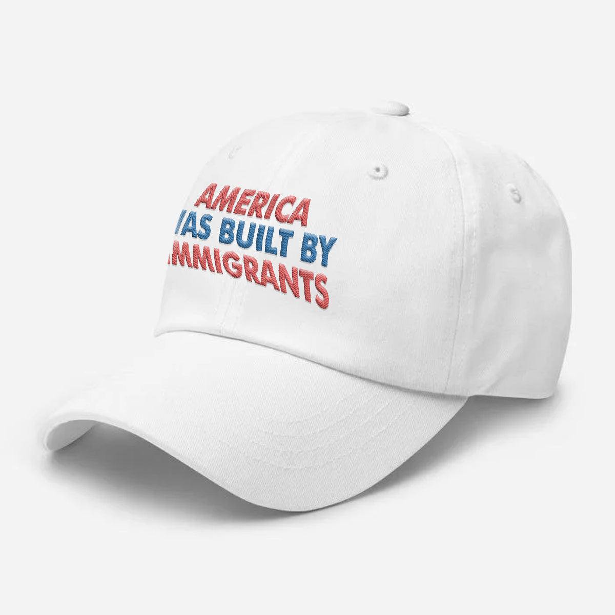 America was Built by Immigrants Classic Dad Hat - Pro Immigrants Cap - No Kings Hat