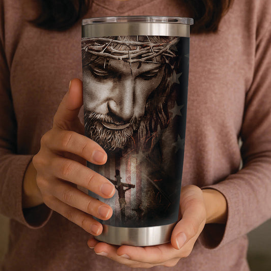 One Nation Under God Tumbler - Memorial Day Tumbler Flasks Drinkware - Veteran Gift