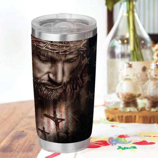 One Nation Under God Tumbler - Memorial Day Tumbler Flasks Drinkware - Veteran Gift