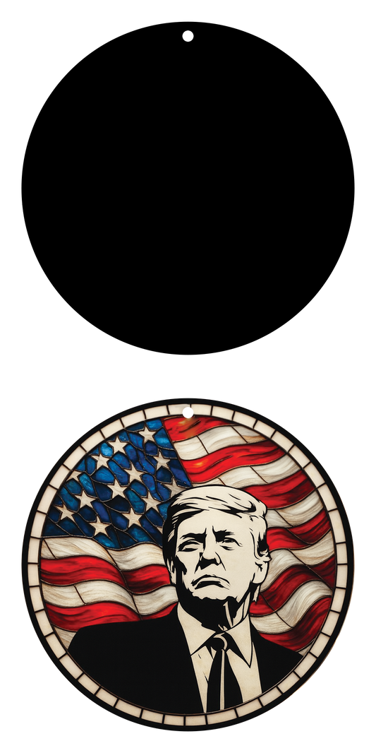 Trump Christmas Ornaments 2025, White House Ornament 2025, Independence Day, 4th of July, Trump Ornaments for Christmas Tree by Comasol