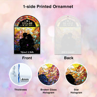You &amp; Me We Got This Suncatcher – Personalized Couple Window Hanging Gift