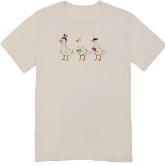 Silly Goose T-Shirt for 4th of July - Independence Day Shirt - Funny Shirt for Fourth of July