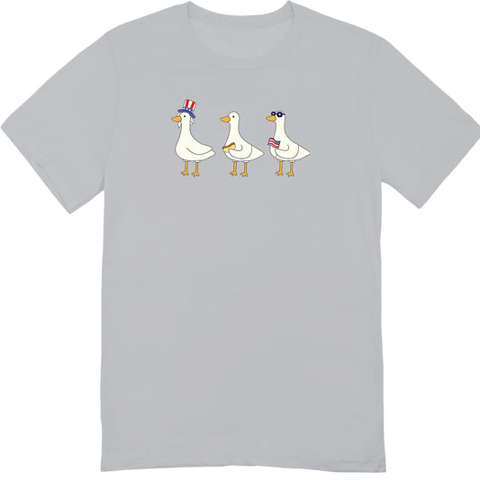 Silly Goose T-Shirt for 4th of July - Independence Day Shirt - Funny Shirt for Fourth of July