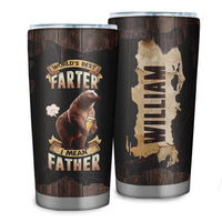 Personalized World's Best Farter 20oz Tumbler - Funny Birthday Gifts For Dad From Daughter Son Kids -Christmas Father's Day Gift