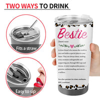 Bestie Definition Gifts for Women Best Friend 20oz Tumbler - Best Friend Birthday Gifts for Besties - Friendships Gift for Female Tumbler Travel Coffee Cup
