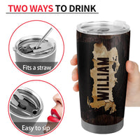 Personalized World's Best Farter 20oz Tumbler - Funny Birthday Gifts For Dad From Daughter Son Kids -Christmas Father's Day Gift