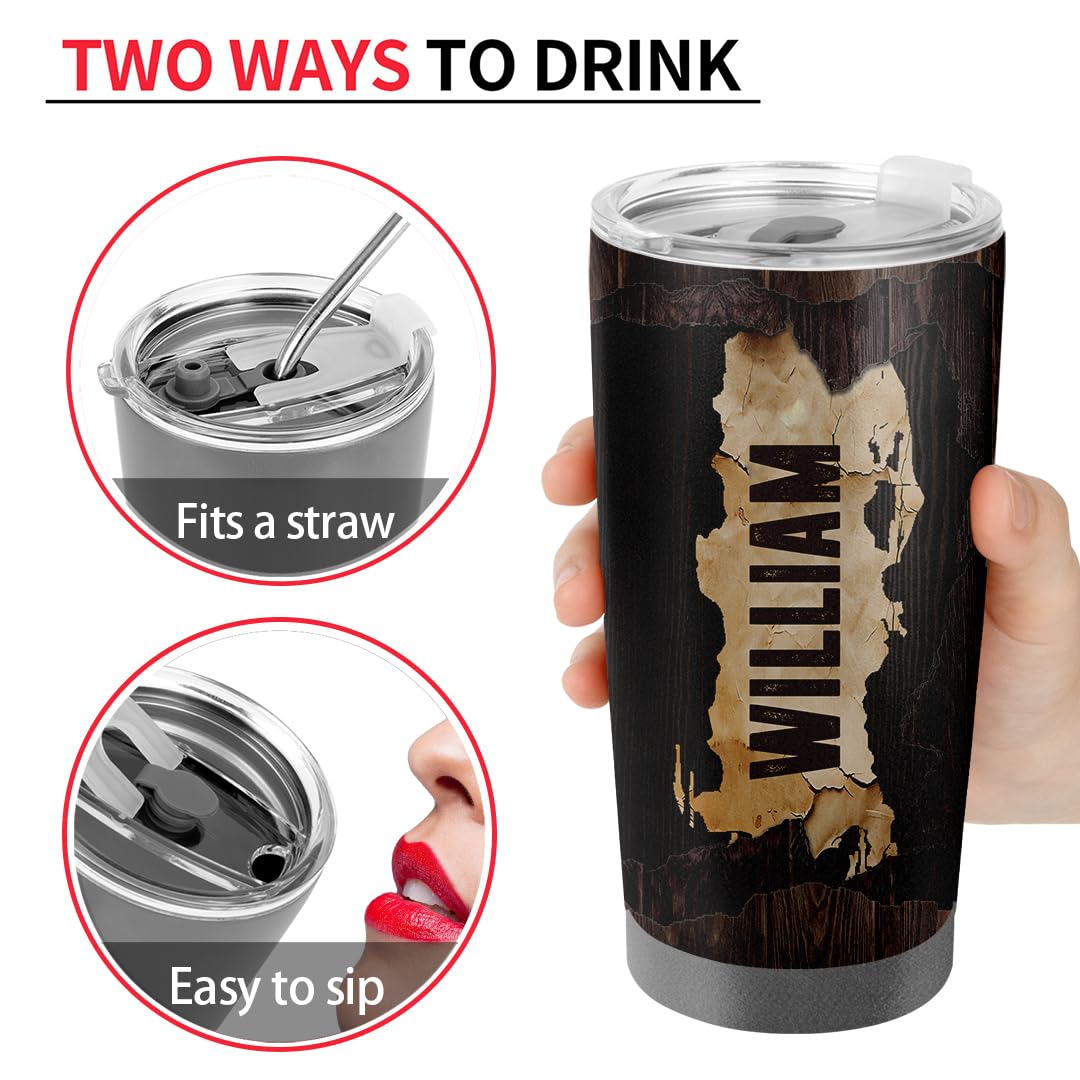 Personalized World's Best Farter 20oz Tumbler - Funny Birthday Gifts For Dad From Daughter Son Kids -Christmas Father's Day Gift