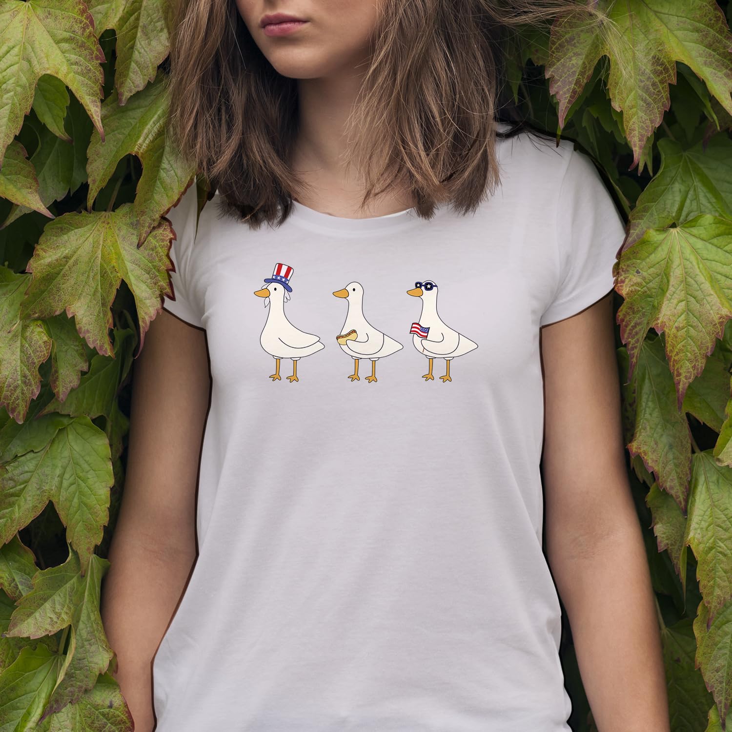 Silly Goose T-Shirt for 4th of July - Independence Day Shirt - Funny Shirt for Fourth of July