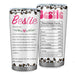 Bestie Definition Gifts for Women Best Friend 20oz Tumbler - Best Friend Birthday Gifts for Besties - Friendships Gift for Female Tumbler Travel Coffee Cup