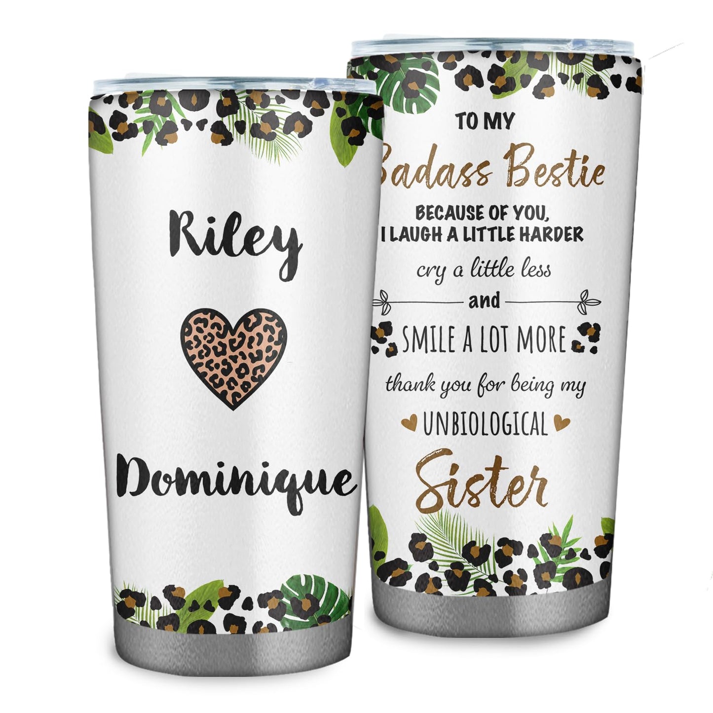 Personalized To My Bestie Gifts for Women Best Friend 20oz Tumbler - Best Friend Birthday Gifts for Besties - Friendships Gift for Female Tumbler Travel Coffee Cup