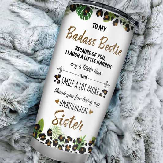 Personalized To My Bestie Gifts for Women Best Friend 20oz Tumbler - Best Friend Birthday Gifts for Besties - Friendships Gift for Female Tumbler Travel Coffee Cup